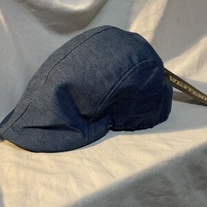 Women Blue Denim Cap nwt